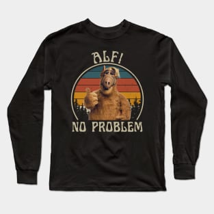ALF No Problem - Retro 80s TV Long Sleeve T-Shirt